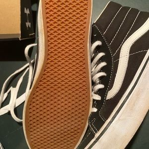 Vans womens sneakers black and white